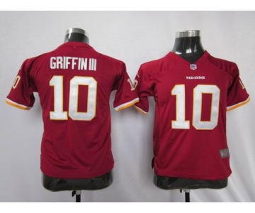 nike youth nfl jerseys washington redskins #10 griffiniii red[nike]