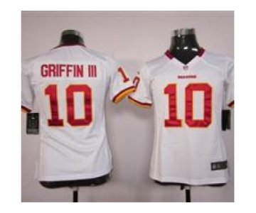 nike youth nfl jerseys washington redskins #10 griffiniii white[nike]