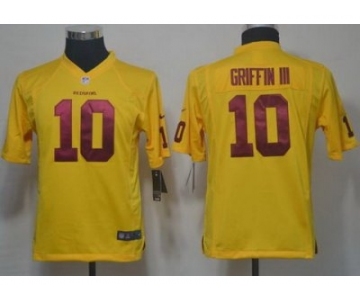 nike youth nfl jerseys washington redskins #10 griffiniii yellow[nike]