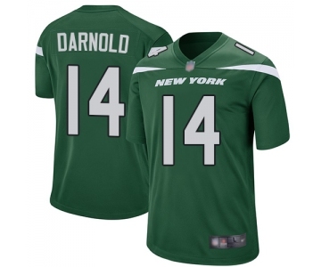Men's New York Jets #14 Sam Darnold Game Green Team Color Football Jersey