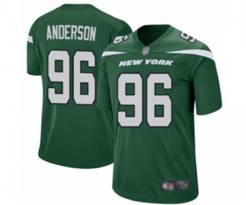Men's New York Jets #96 Henry Anderson Game Green Team Color Football Jersey