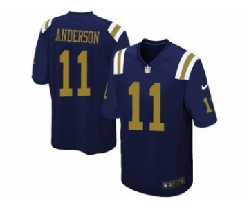 Men's Nike New York Jets #11 Robby Anderson Game Navy Blue Alternate NFL Jersey