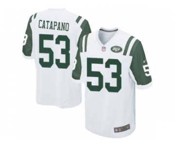 Men's Nike New York Jets #53 Mike Catapano Game White NFL Jersey