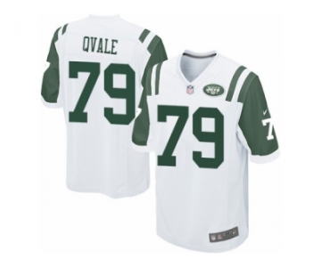 Men's Nike New York Jets #79 Brent Qvale Game White NFL Jersey