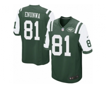 Men's Nike New York Jets #81 Quincy Enunwa Game Green Team Color NFL Jersey