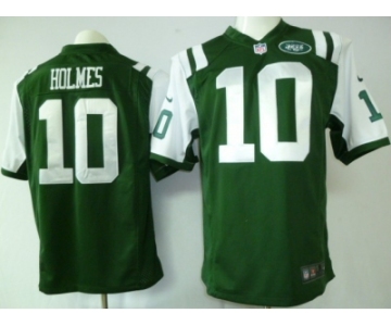 nike nfl jerseys new york jets #10 holmes green[game]