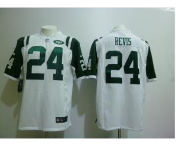 nike nfl jerseys new york jets #24 revis white[game]