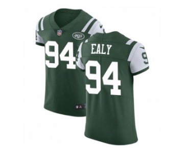 Men Nike New York Jets #94 Kony Ealy Elite Green Team Color NFL Jersey