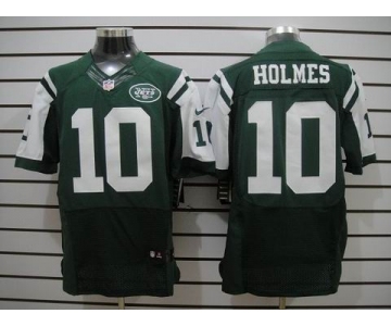 nike nfl jerseys new york jets #10 holmes green[Elite]