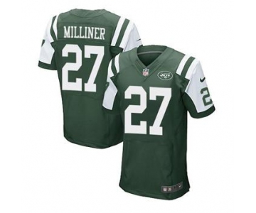 nike nfl jerseys new york jets #27 dee milliner green[Elite]