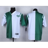 nike nfl jerseys new york jets blank white-green[Elite split]