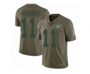 Men Nike New York Jets #11 Robby Anderson Limited Olive 2017 Salute to Service NFL Jersey Men Nike New York Jets #11 Robby Anderson Limited Olive 2017 Salute to Service NFL Jersey