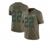 Men Nike New York Jets #22 Matt Forte Limited Olive 2017 Salute to Service NFL Jersey Men Nike New York Jets #22 Matt Forte Limited Olive 2017 Salute to Service NFL Jersey