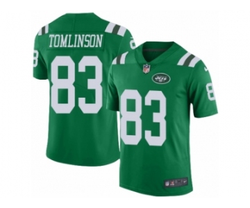 Men Nike New York Jets #83 Eric Tomlinson Limited Green Rush Vapor Untouchable NFL Jersey