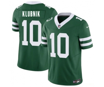 Men's New York Jets #10 Cade Klubnik Green 2026 Draft F.U.S.E. Vapor Untouchable Limited Football Stitched Jersey