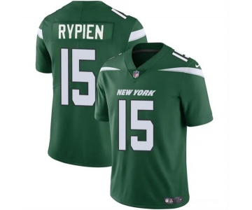 Men's New York Jets #15 Brett Rypien Green Vapor Untouchable Limited Football Stitched Jersey