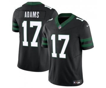 Men's New York Jets #17 Davante Adams Black 2024 F.U.S.E. Vapor Untouchable Limited Football Stitched Jersey