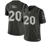 Men's New York Jets #20 Breece Hall Black 2025 F.U.S.E. “Rivalries” Vapor Limited Football Stitched Jersey
