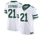 Men's New York Jets #21 Brandon Stephens White 2025 F.U.S.E. Vapor Untouchable Limited Football Stitched Jersey