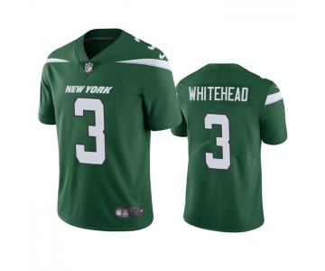 Men's New York Jets #3 Jordan Whitehead Green Vapor Untouchable Limited Stitched Jersey