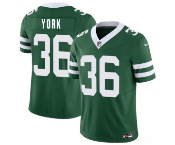 Men's New York Jets #36 Cade York Green 2026 F.U.S.E. Vapor Untouchable Limited Football Stitched Jersey