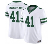 Men's New York Jets #41 Marcelino McCrary-Ball White 2025 F.U.S.E. Vapor Untouchable Limited Football Stitched Jersey