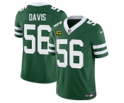 Men's New York Jets #56 Demario Davis Green 2025 F.U.S.E. 4-Star C Patch Vapor Untouchable Limited Football Stitched Jersey