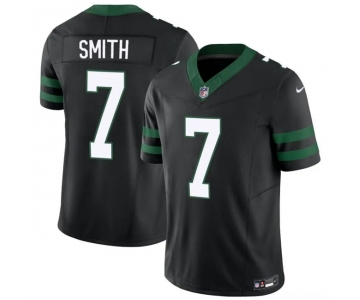 Men's New York Jets #7 Geno Smith Black 2025 F.U.S.E. Vapor Untouchable Limited Stitched Jersey