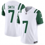 Men's New York Jets #7 Geno Smith White 2025 F.U.S.E. Classic Alternate Vapor Untouchable Limited Stitched Jersey