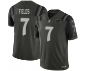 Men's New York Jets #7 Justin Fields Black 2025 F.U.S.E. “Rivalries” Vapor Limited Football Stitched Jersey