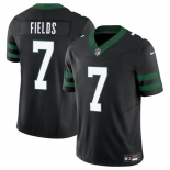 Men's New York Jets #7 Justin Fields Black 2025 F.U.S.E. Vapor Untouchable Limited Football Stitched Jersey
