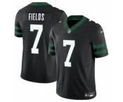 Men's New York Jets #7 Justin Fields Black 2025 F.U.S.E. Vapor Untouchable Limited Football Stitched Jersey