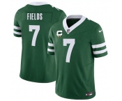 Men's New York Jets #7 Justin Fields Green 2025 F.U.S.E. With 2-Star C Patch Vapor Untouchable Limited Football Stitched Jersey
