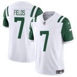 Men's New York Jets #7 Justin Fields White 2025 F.U.S.E. Classic Alternate Vapor Untouchable Limited Football Stitched Jersey