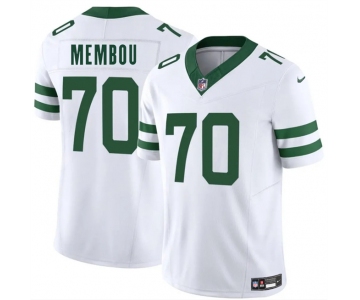 Men's New York Jets #70 Armand Membou White 2025 Draft F.U.S.E. Vapor Untouchable Limited Football Stitched Jersey