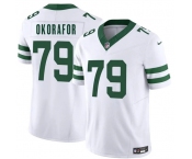 Men's New York Jets #79 Chukwuma Okorafor White 2025 F.U.S.E. Vapor Untouchable Limited Football Stitched Jersey