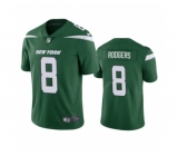 Men's New York Jets #8 Aaron Rodgers Green Vapor Untouchable Limited Stitched Jersey Men's New York Jets #8 Aaron Rodgers Green Vapor Untouchable Limited Stitched Jersey