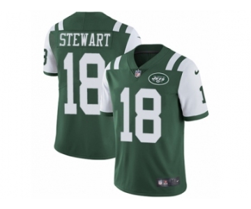 Men's Nike New York Jets #18 ArDarius Stewart Vapor Untouchable Limited Green Team Color NFL Jersey