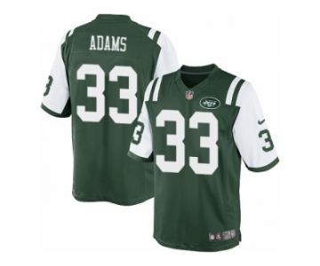Men's Nike New York Jets #33 Jamal Adams Limited Green Team Color NFL Jersey