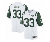 Men's Nike New York Jets #33 Jamal Adams Limited White NFL Jersey