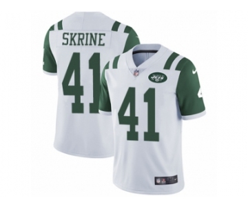 Men's Nike New York Jets #41 Buster Skrine Vapor Untouchable Limited White NFL Jersey