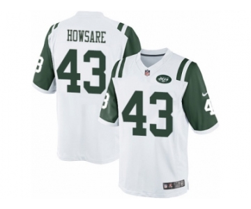 Men's Nike New York Jets #43 Julian Howsare Limited White NFL Jersey