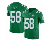 Men's Nike New York Jets #58 Darron Lee Limited Green Rush NFL Jersey Men's Nike New York Jets #58 Darron Lee Limited Green Rush NFL Jersey