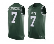 Men's Nike New York Jets #7 Chandler Catanzaro Limited Green Player Name & Number Tank Top NFL Jersey