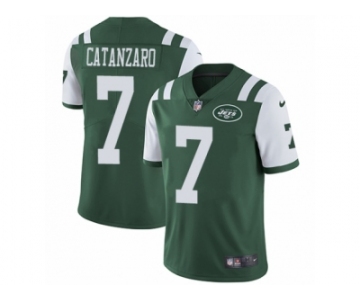 Men's Nike New York Jets #7 Chandler Catanzaro Vapor Untouchable Limited Green Team Color NFL Jersey