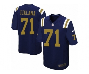 Men's Nike New York Jets #71 Ben Ijalana Limited Navy Blue Alternate NFL Jersey