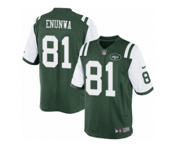 Men's Nike New York Jets #81 Quincy Enunwa Limited Green Team Color NFL Jersey