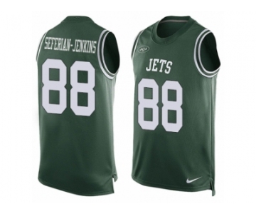 Men's Nike New York Jets #88 Austin Seferian-Jenkins Limited Green Player Name & Number Tank Top NFL Jersey