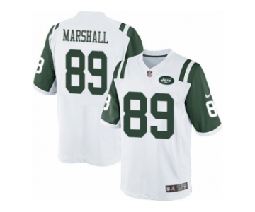 Men's Nike New York Jets #89 Jalin Marshall Limited White NFL Jersey