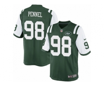 Men's Nike New York Jets #98 Mike Pennel Limited Green Team Color NFL Jersey